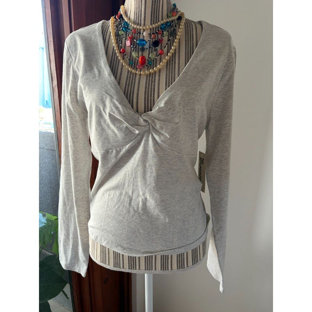 Cotton Empire Top NWT XXL Plunging Neckline Ballet Coquette Y2K 90's Casual Easy